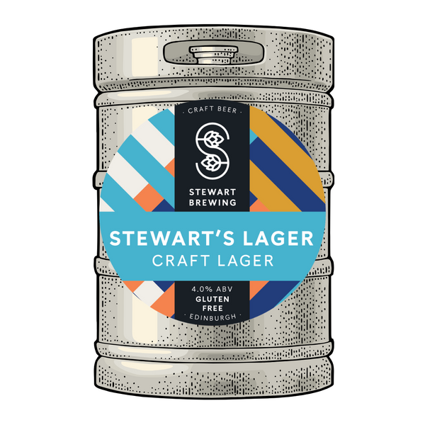 Stewart's Lager Keg