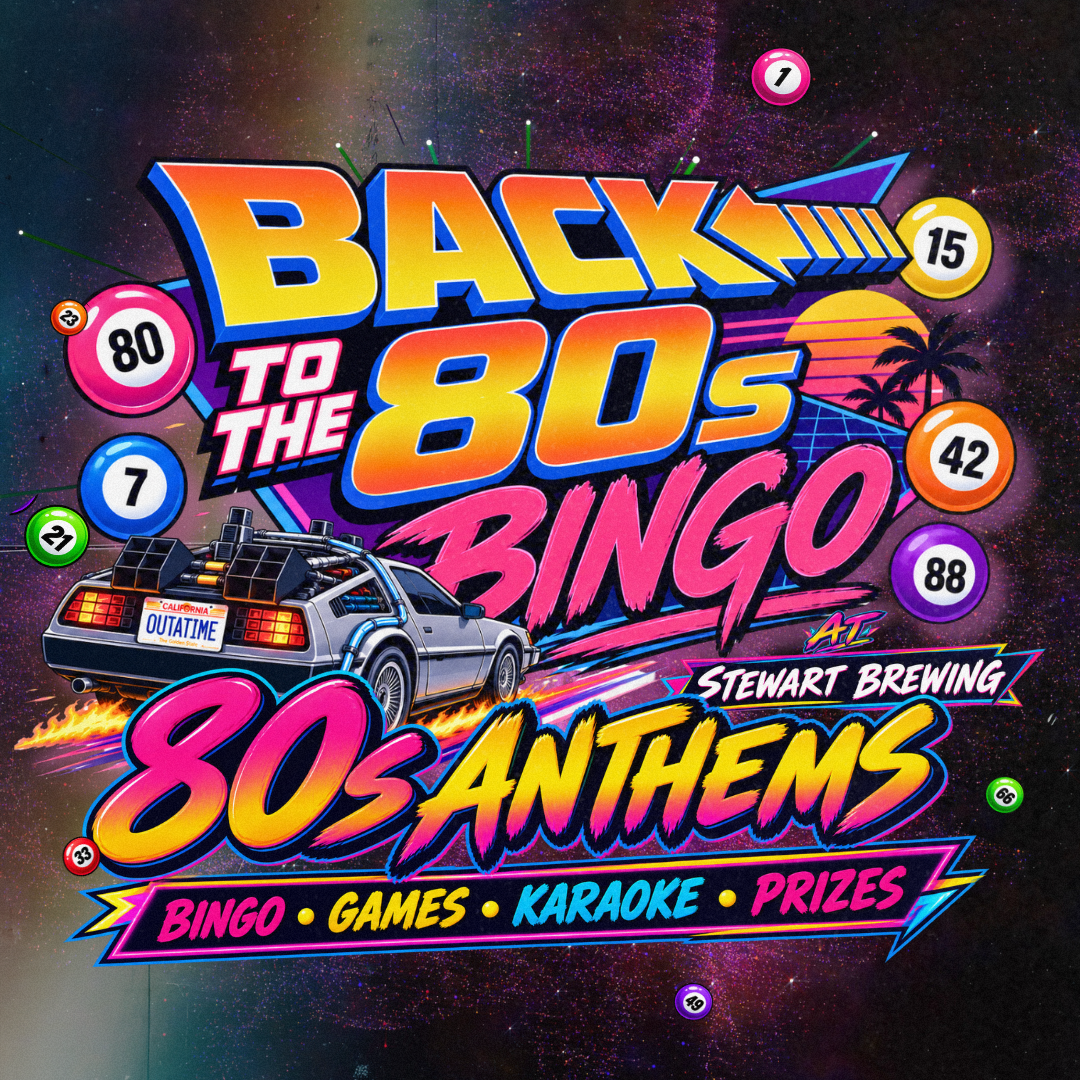 Back to the 80s Bingo is coming to The Shed!