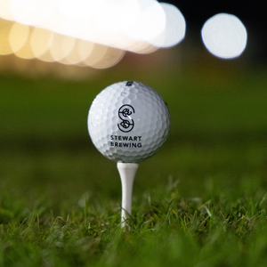 Stewart Brewing Golf Ball x3