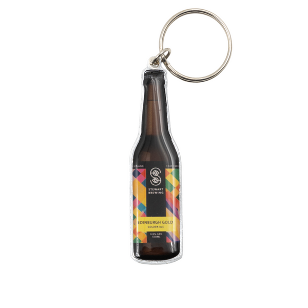 Edinburgh Gold Keyring Bottle Opener