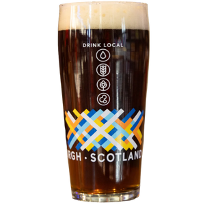 Tartan Pint Glass