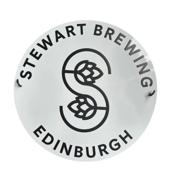 Stewart Brewing Tin Sign