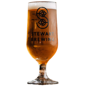 Stewart Brewing's Stemmed Half Pint Glass